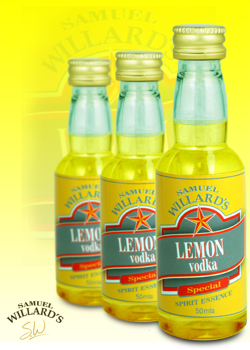 Gold Star Lemon Vodka  –  Makes 2.25lt
